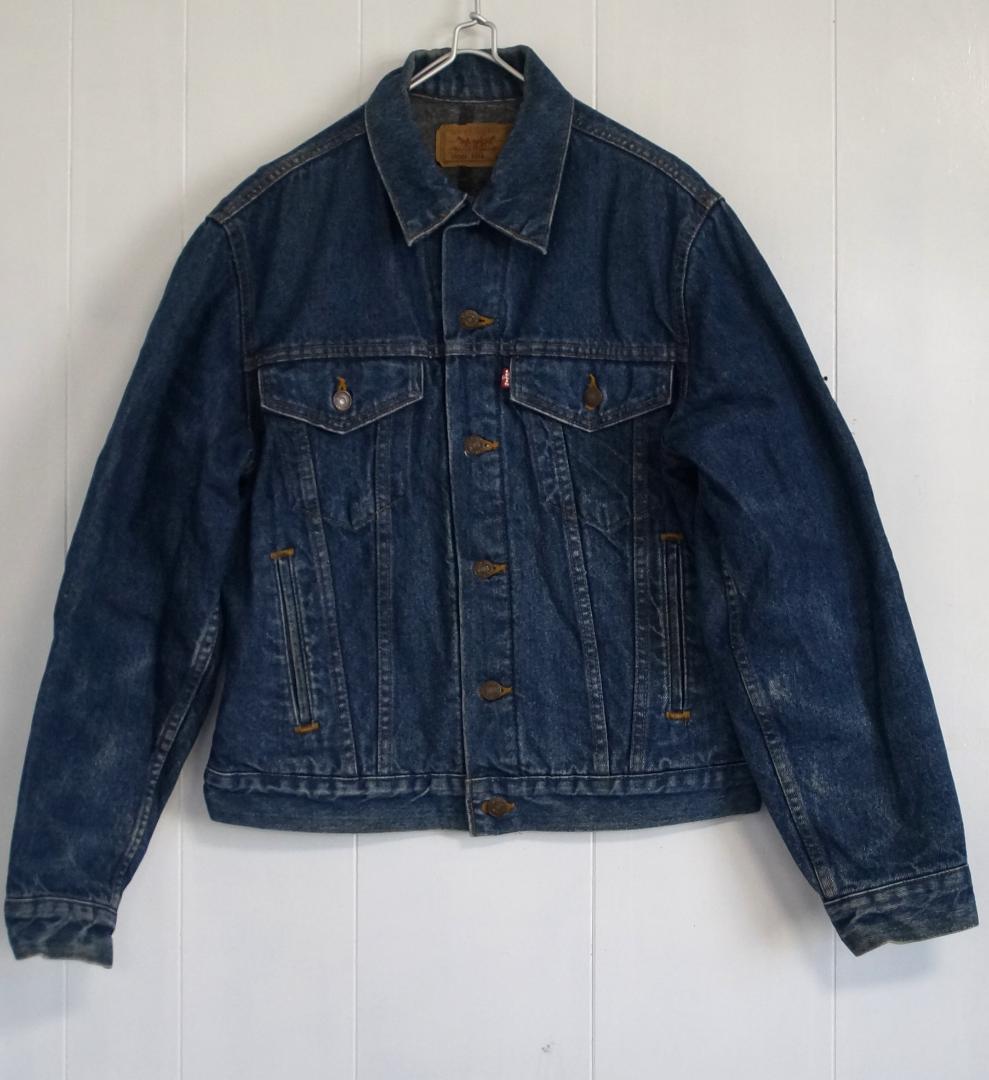 80s　USA製Levi's ブランケット　デニムジャケット70506-0316