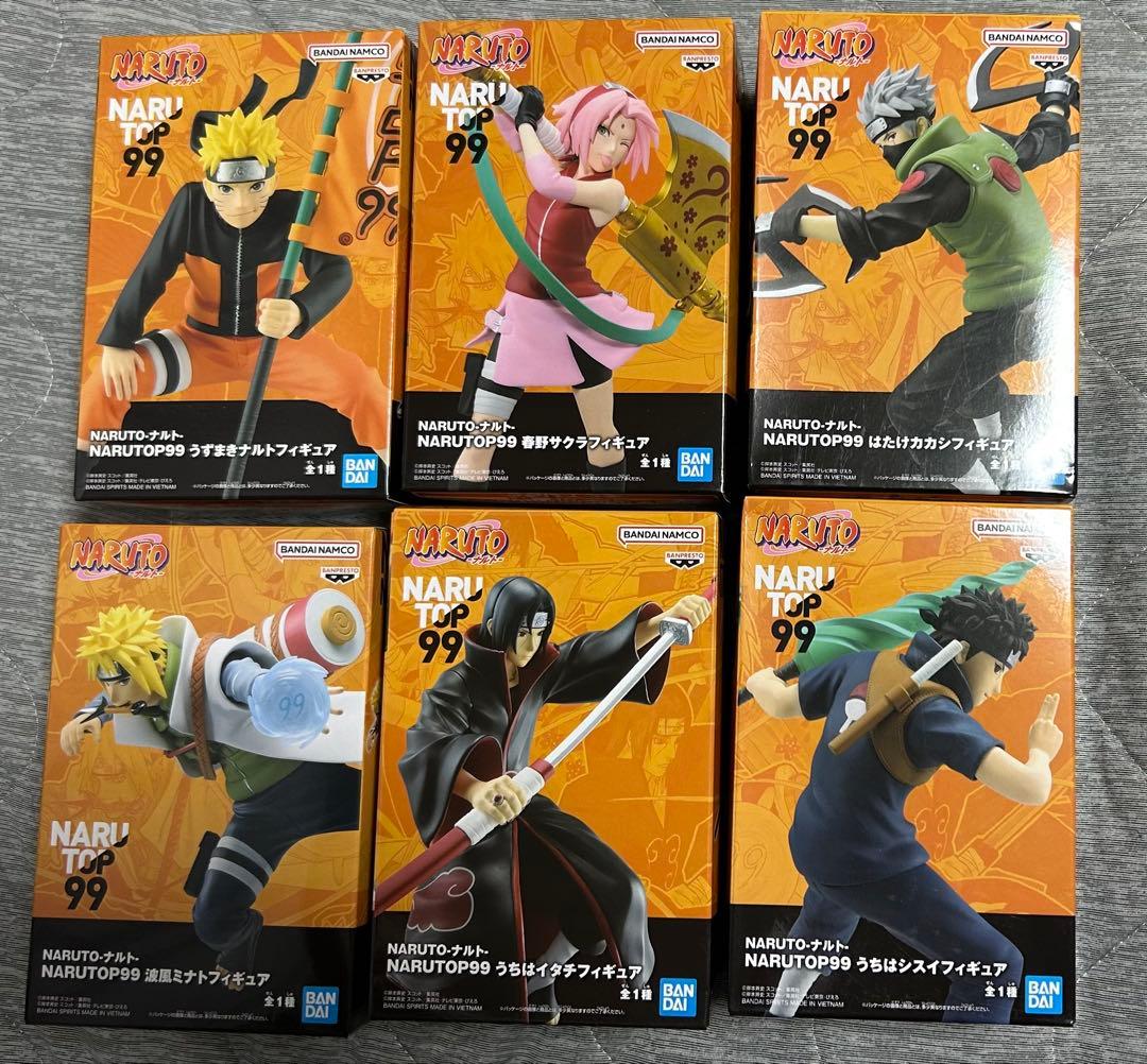 新品未開封　NARUTOP 99 ナルトップ　フィギュア 全6種セット
