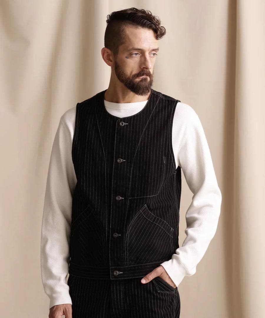 トップス SCHOTT OLD HICKORY DENIM VEST