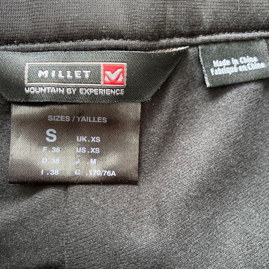 【美品】ミレーMILLETスキーパンツスキーウェア スノボウェアMメンズ黒