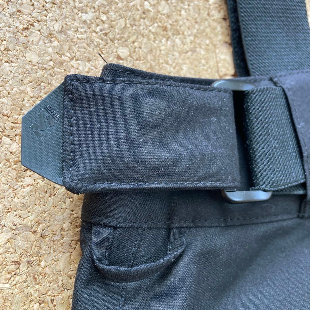 【美品】ミレーMILLETスキーパンツスキーウェア スノボウェアMメンズ黒