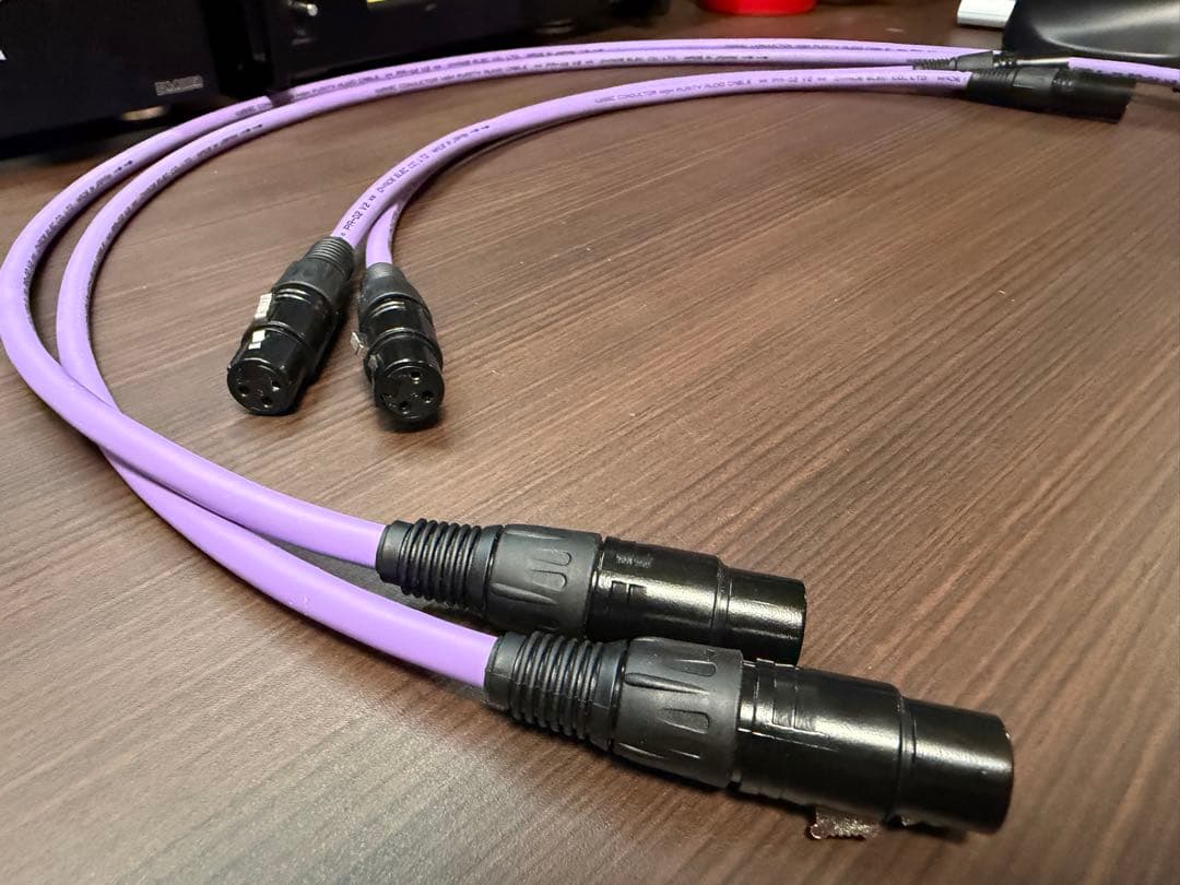 OYAIDE オヤイデ PA-02 V2 XLRケーブル ペア2組 4本セット