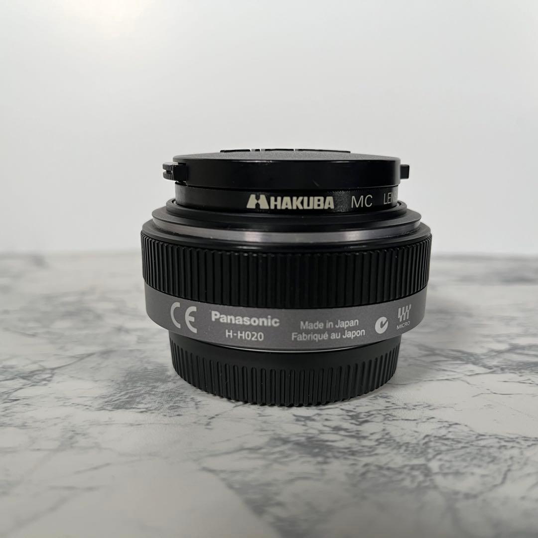 【美品】Panasonic LUMIX G 20mm F1.7 ASPH 単焦点