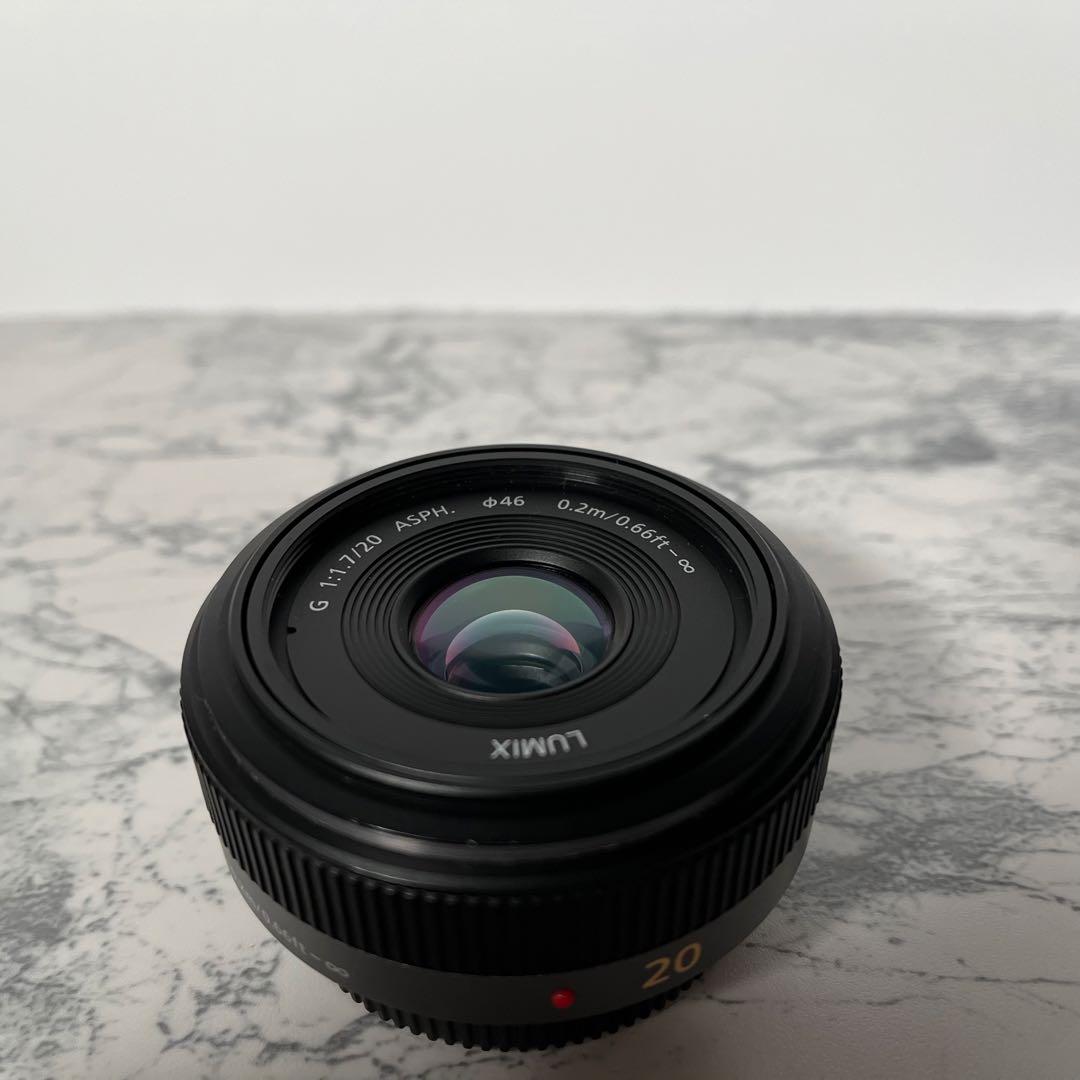 【美品】Panasonic LUMIX G 20mm F1.7 ASPH 単焦点
