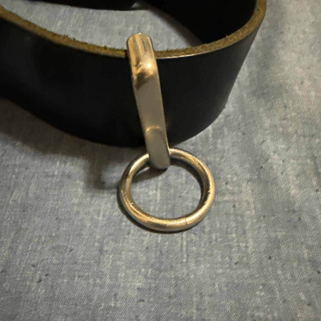 Comme des Garçons HOMME PLUS レザーベルトチェーン付