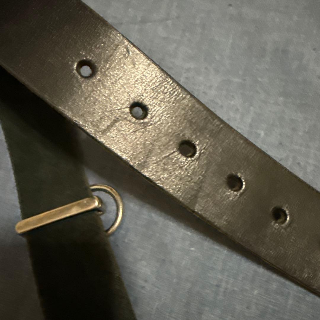 Comme des Garçons HOMME PLUS レザーベルトチェーン付