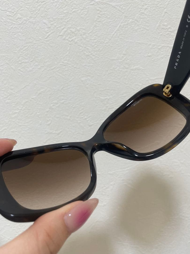 プラダ PRADA サングラス べっ甲 ケース付 ブラウン