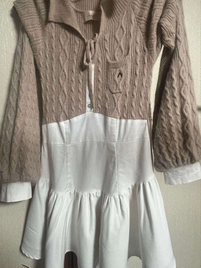 ワンピース ANDMARY Tess blouse mini dress