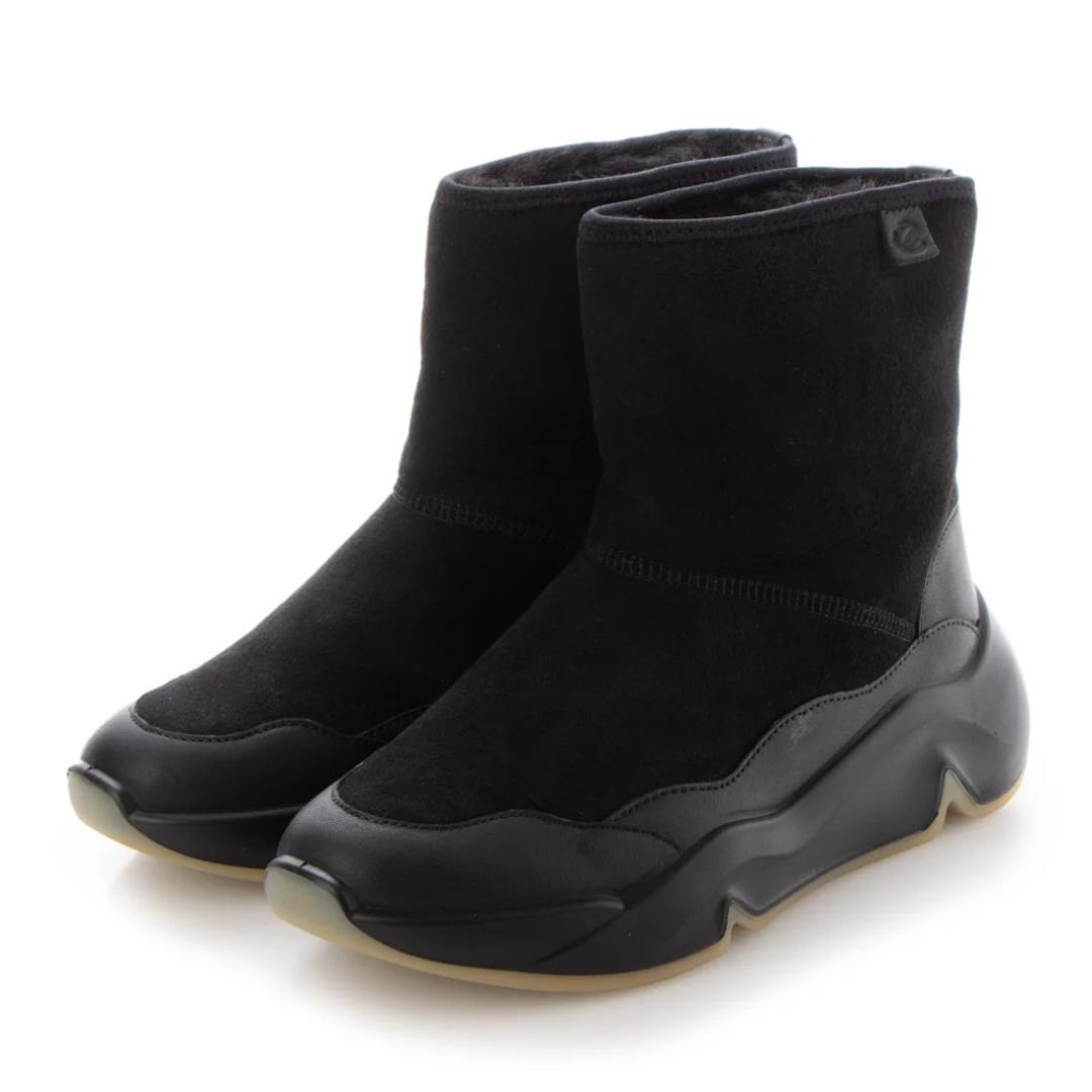 エコー　ムートンブーツ（ブラック）24.5cm