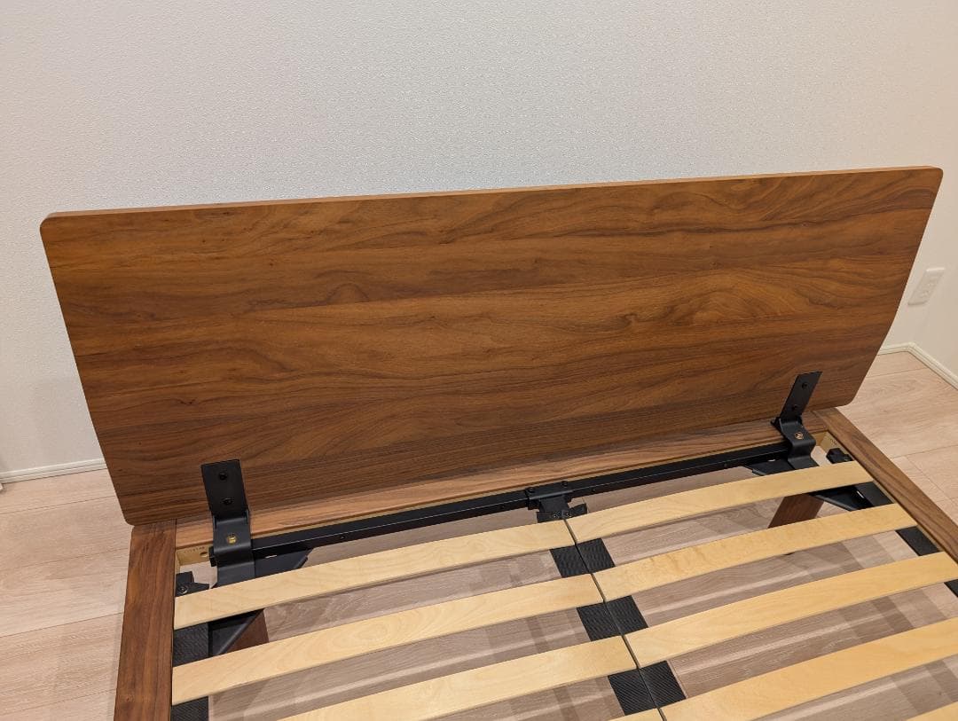 【無印良品】ダブルベッドフレーム+ヘッドボード+マットレス+ベッド下収納