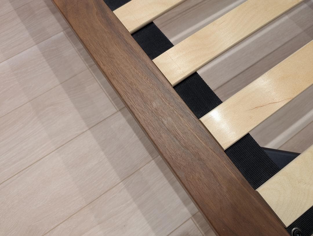 【無印良品】ダブルベッドフレーム+ヘッドボード+マットレス+ベッド下収納