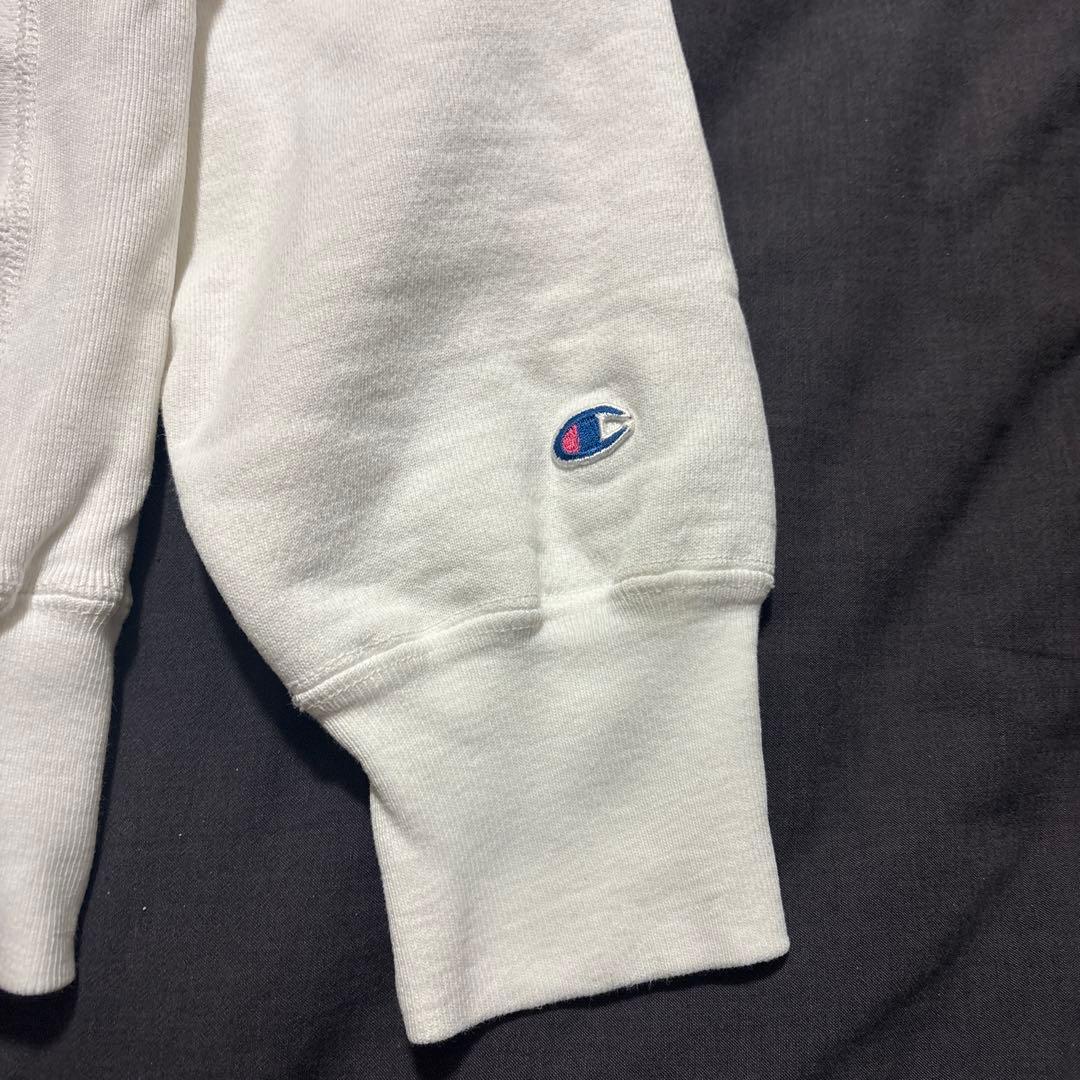 80s リバースウィーブ ホワイト　目無し　Lサイズ　　　Champion