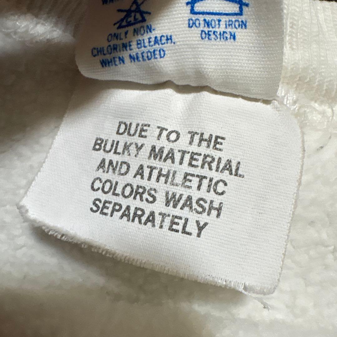 80s リバースウィーブ ホワイト　目無し　Lサイズ　　　Champion