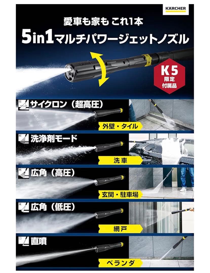 美品　K5プレミアムサイレント ベーシック 60Hz 高圧洗浄機本体