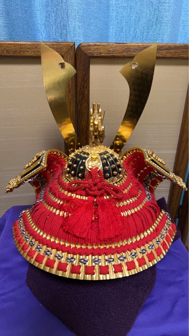 送料込み　兜人形　兜飾り一式セット　端午の節句　五月人形　こどもの日