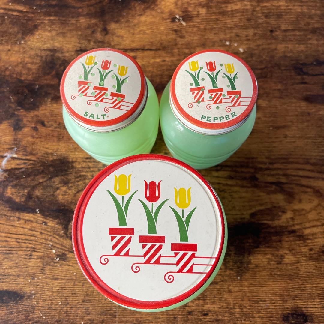 n*3様 ファイヤーキング　ジェダイ　ソルト＆ペッパー＆グリースジャー3点セット