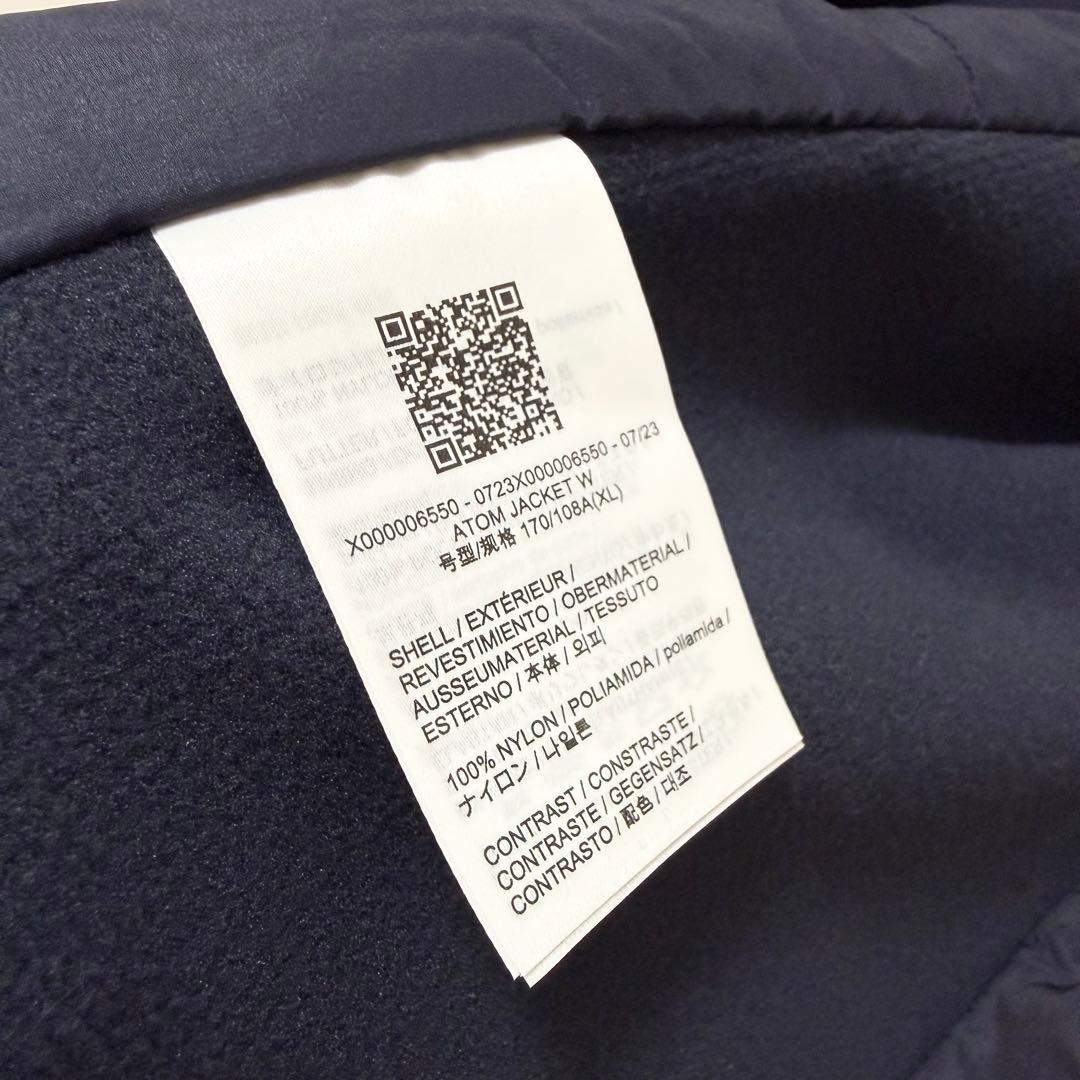 【新品】ARC’TERYX アトムジャケット XL ブラックサファイア 正規品