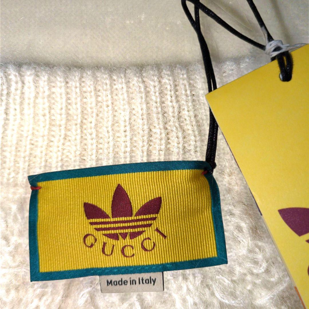 新品 GUCCI adidas モヘア ウール ニット パンツ
