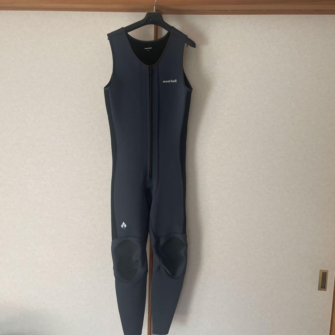 mont-bell ロングジョン Lサイズ グレー