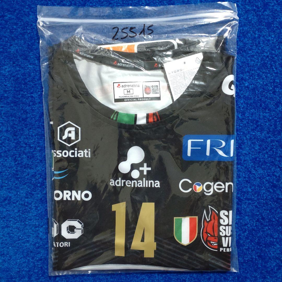 石川祐希選手#14　ペルージャ　ユニフォーム　ホーム用　M