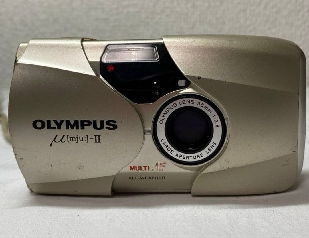 オリンパス μ mju-II ミュー2 コンパクトフィルムカメラ 訳あり