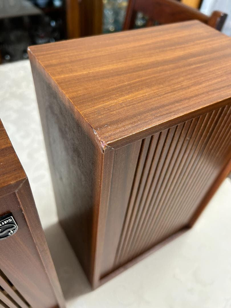 フィリップスPHILIPSオリジナル1970年代 スピーカー　ペア美品