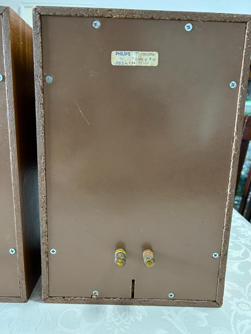 フィリップスPHILIPSオリジナル1970年代 スピーカー　ペア美品
