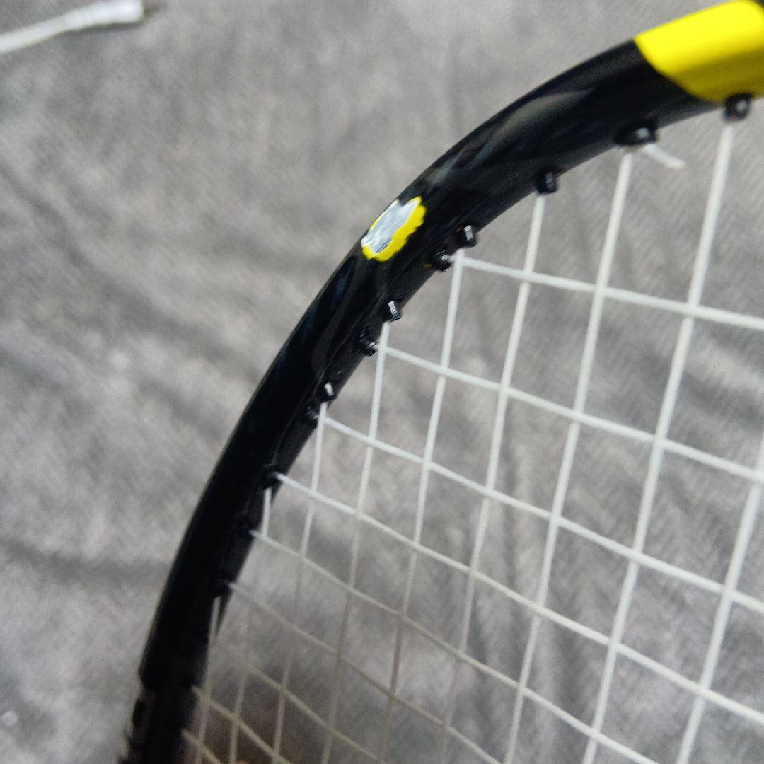 バドミントンラケット Nanoflare 1000 play 黒/黄