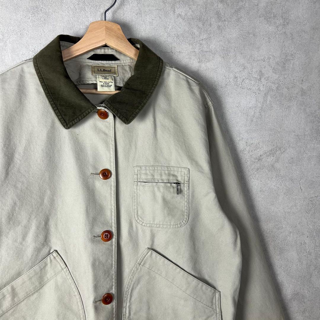 L.L.Bean エルエルビーン ハンティングジャケット カバーオール Lサイズ