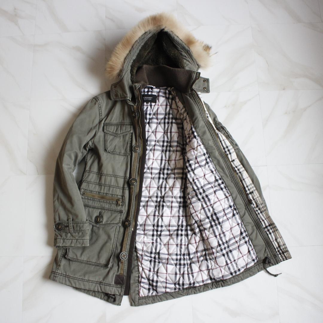 BURBERRY BLACK LABEL モッズ ミリタリーコート Mサイズ