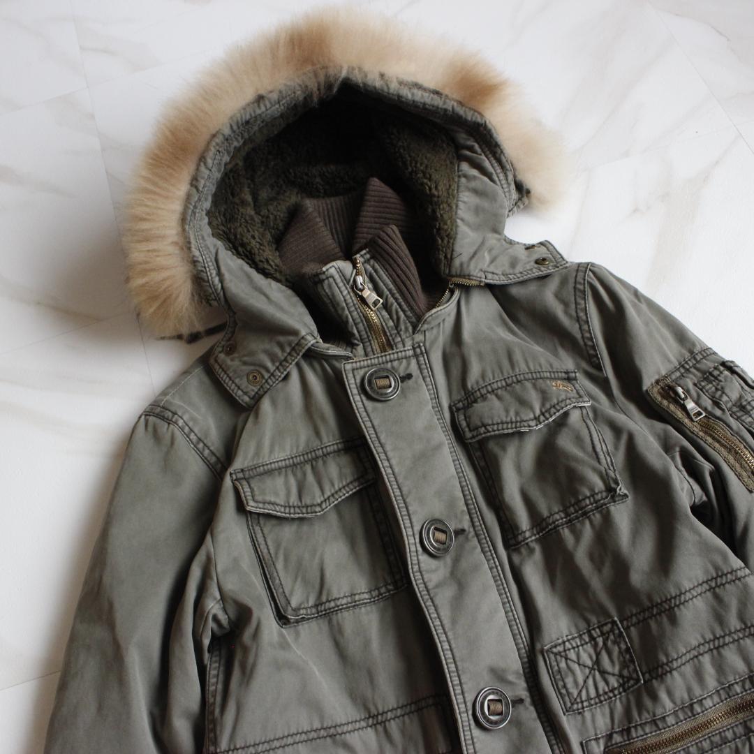 BURBERRY BLACK LABEL モッズ ミリタリーコート Mサイズ