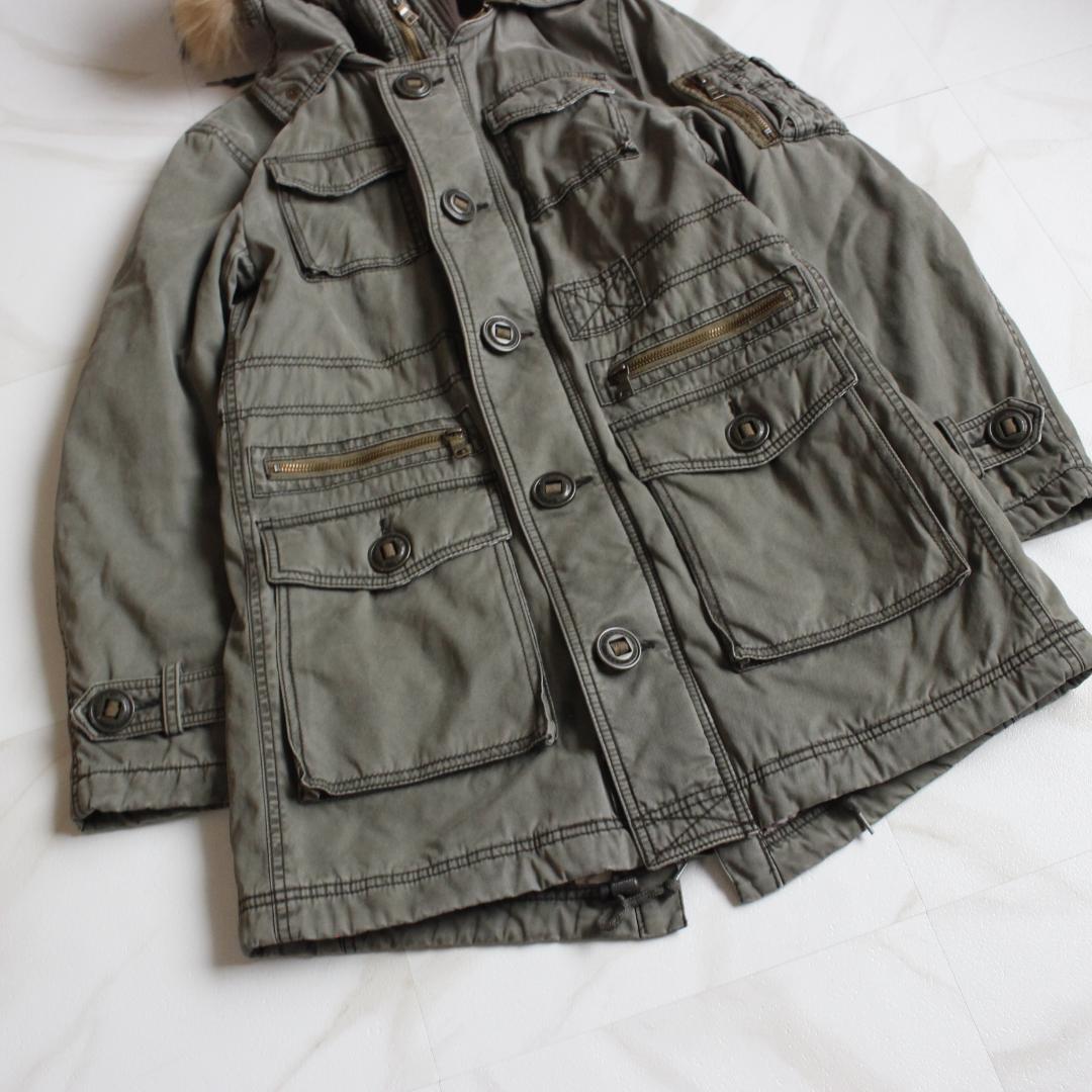 BURBERRY BLACK LABEL モッズ ミリタリーコート Mサイズ