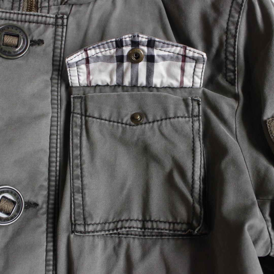 BURBERRY BLACK LABEL モッズ ミリタリーコート Mサイズ