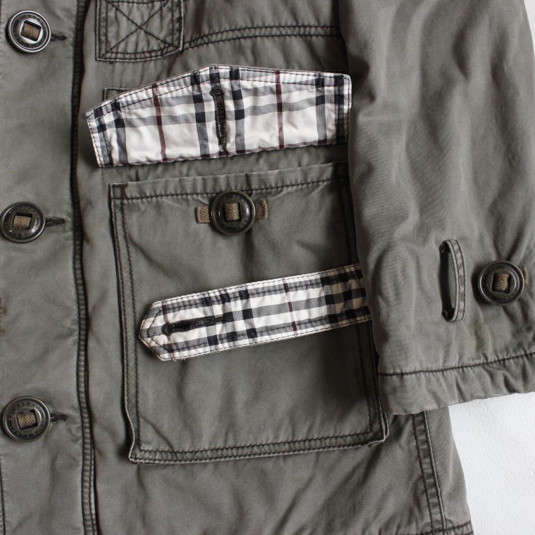 BURBERRY BLACK LABEL モッズ ミリタリーコート Mサイズ