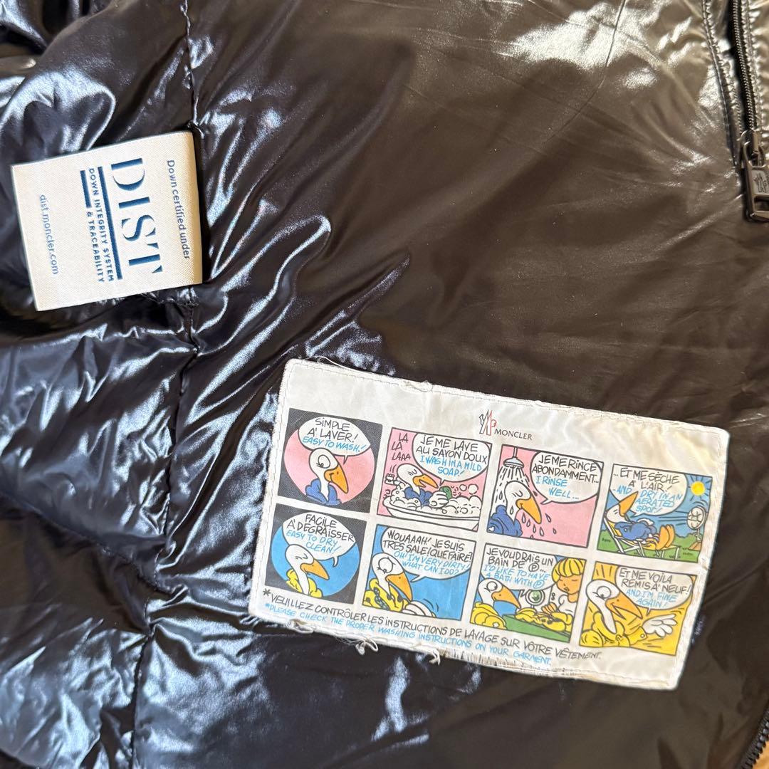 美品■MONCLER ブラック ダウンジャケット NEUVIC 0 メンズS