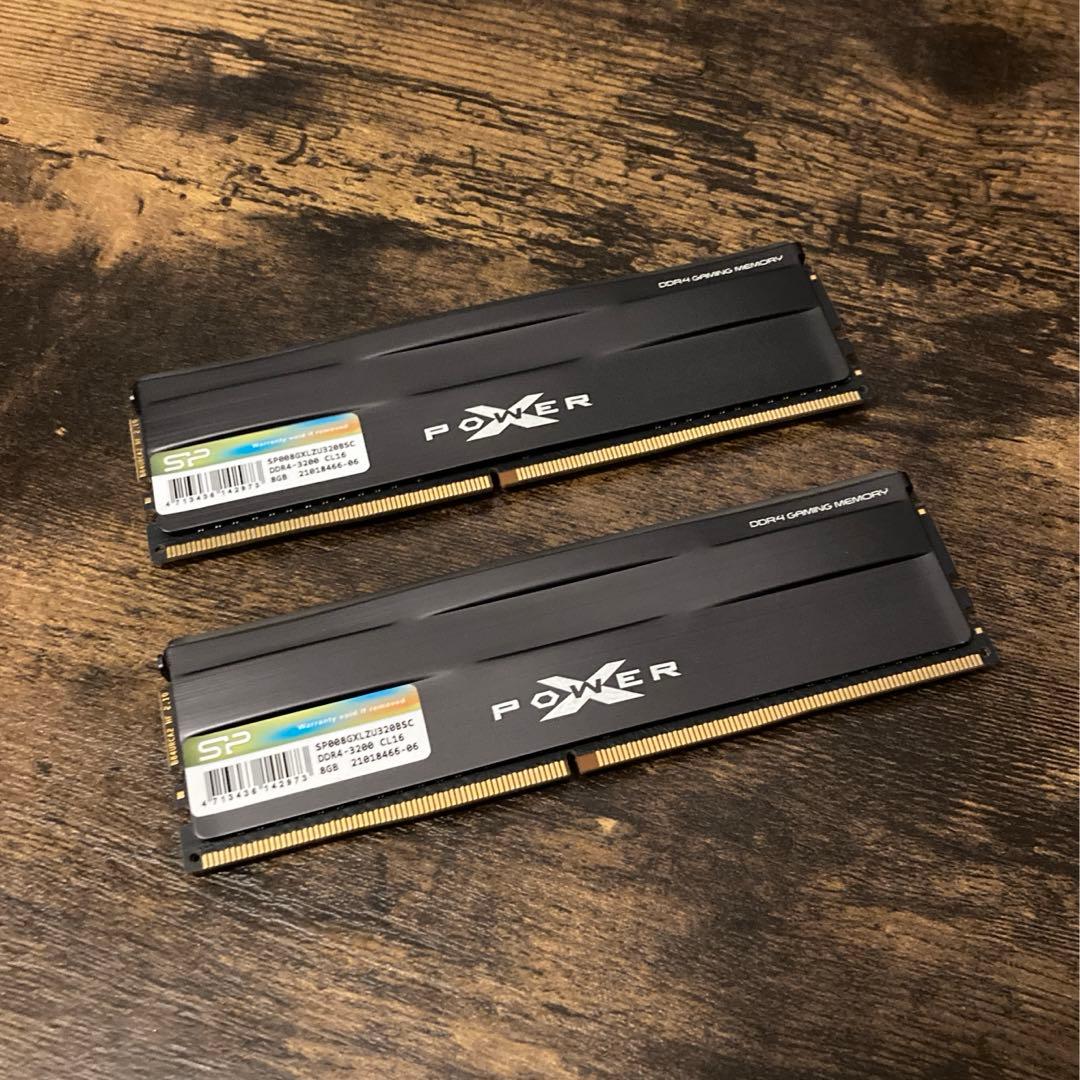 メモリ シリコンパワー DDR4-3200 16GB