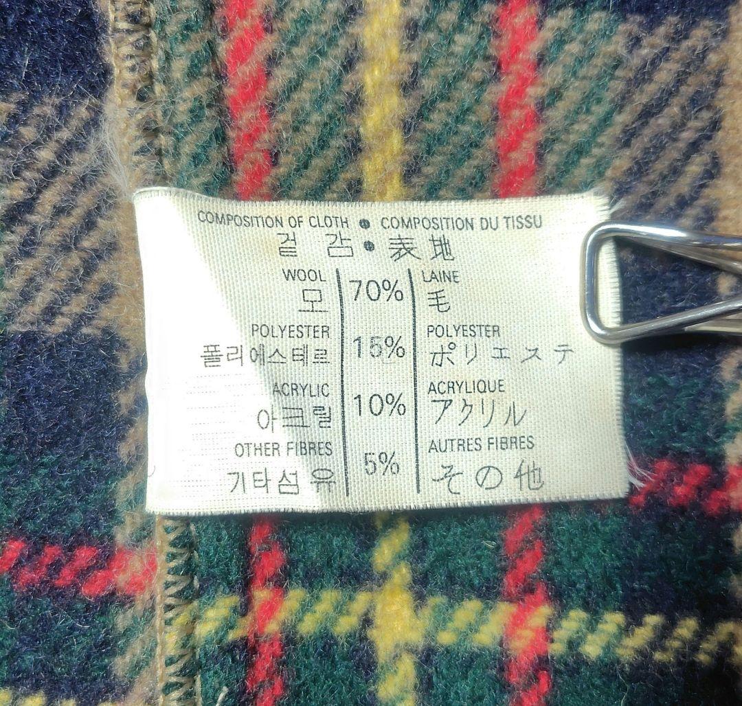 Gloverall　ダッフルコート ウール混合　英国製　GB40　スペア付