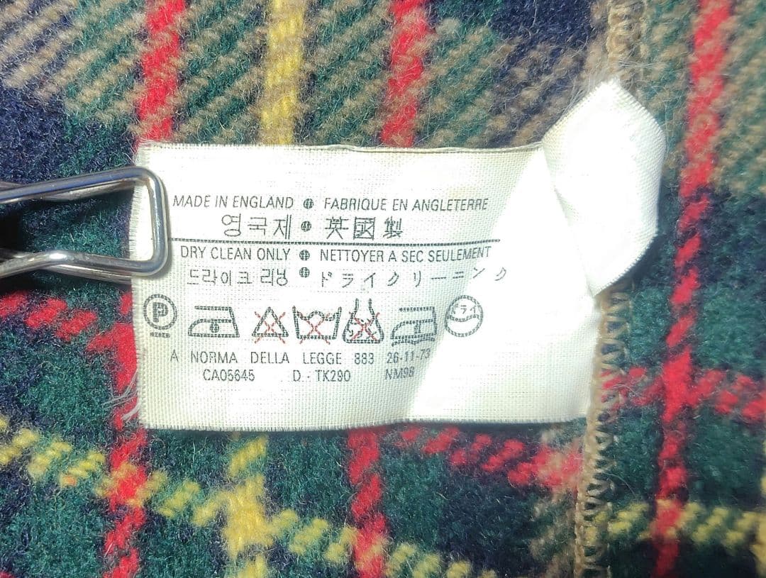 Gloverall　ダッフルコート ウール混合　英国製　GB40　スペア付