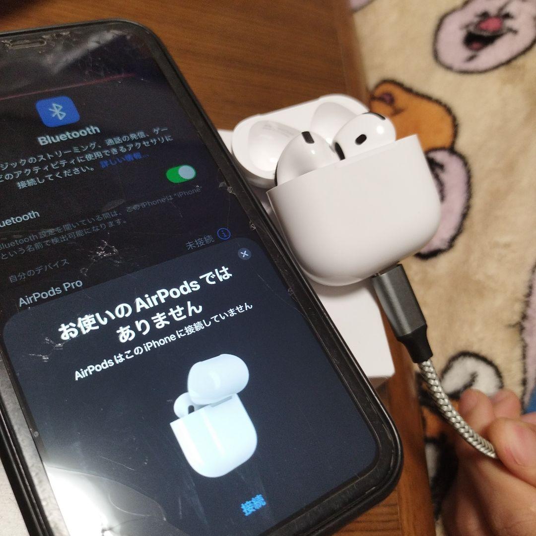 AirPods4 本体 ホワイト 充電ケース付き