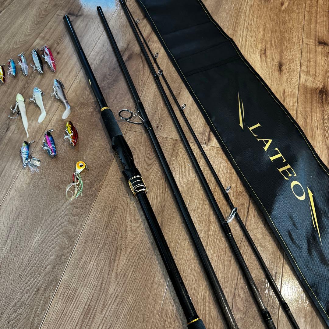 【送料無料】25 LATEO 110MH-4 新品ルアー付きLSJスタートセット
