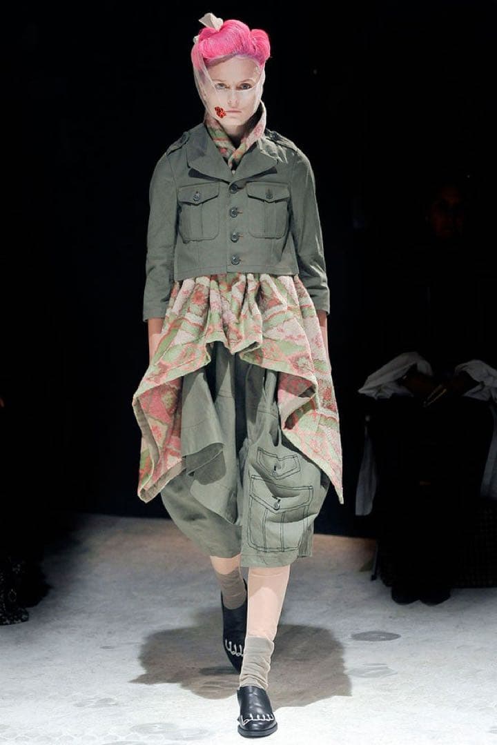 ［09AW］ワンダーランド期　コムデギャルソン　ミリタリーパンツスカート