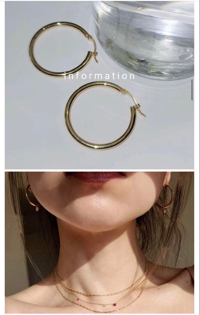 luijewelry ニューフープ　片耳