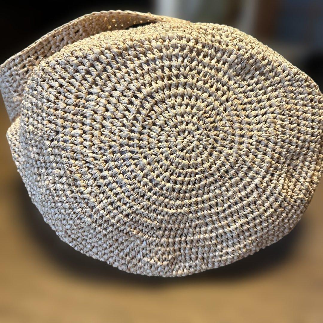 ヘレンカミンスキー　ラフィア　ワンショルダーかごバッグ