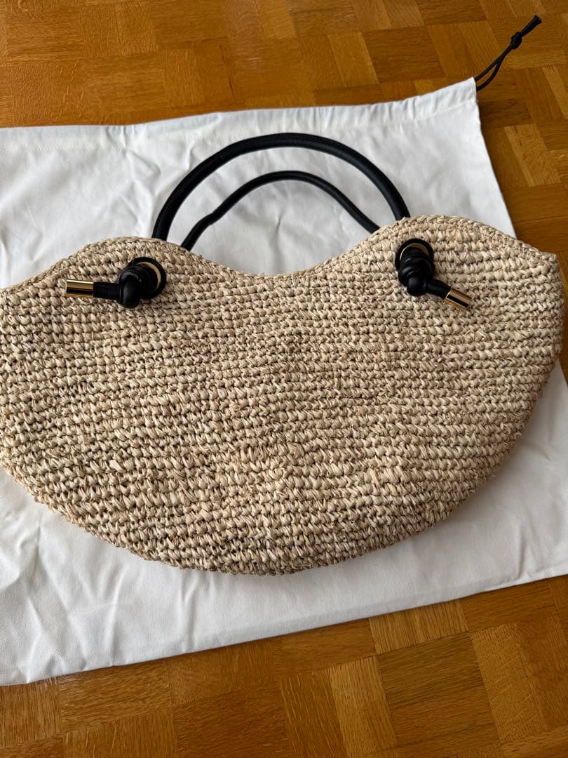 【VIOLA d'ORO】ストロー かごバッグ