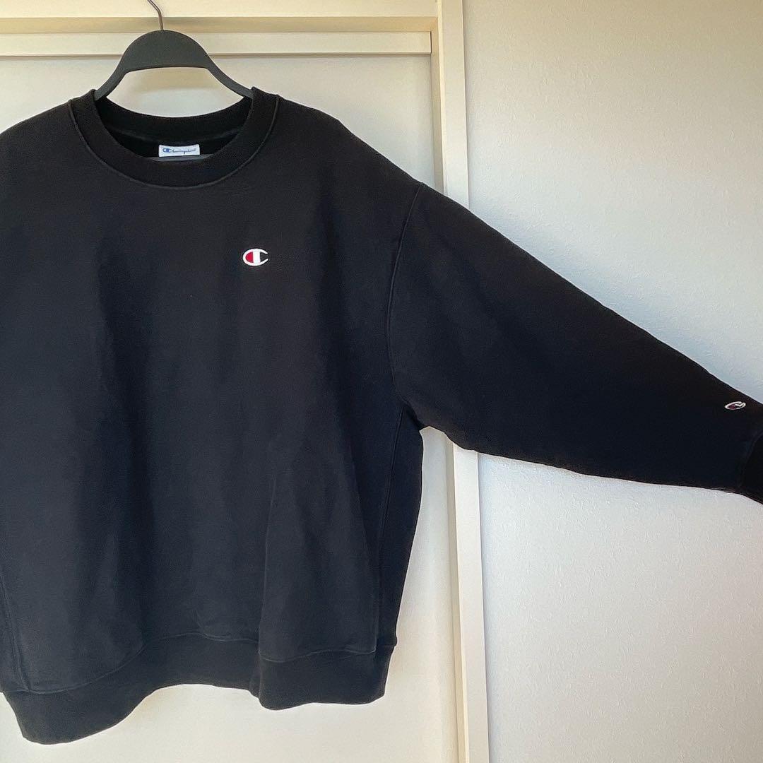 Champion チャンピオン リバースウィーブ ブラック ３Ｘトレーナー