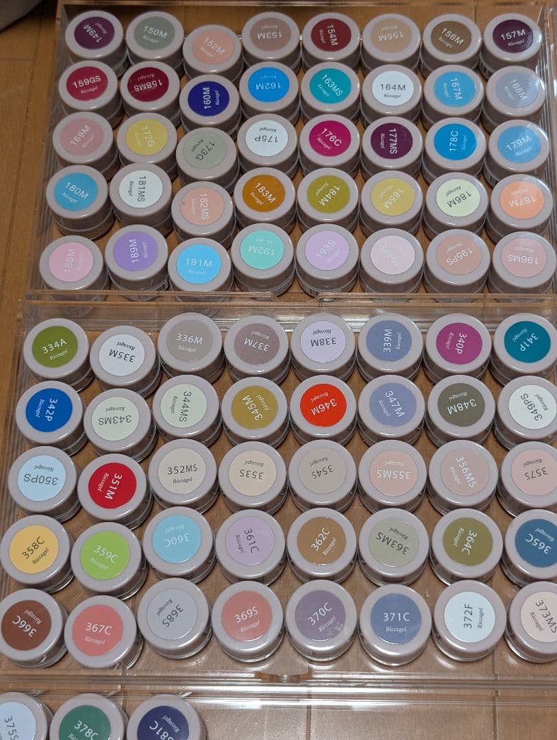 リッカジェル　333色セット　ネイルサロン開業