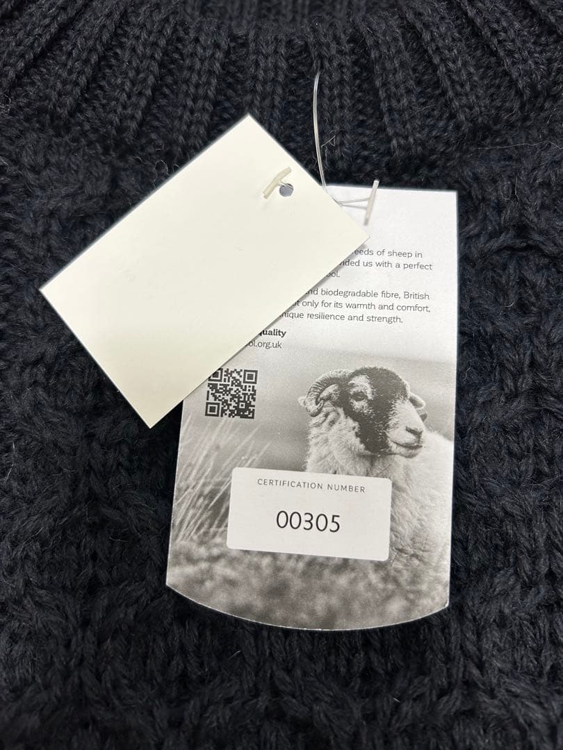 KERRY WOOLLEN MILLS ケーブル クルーセーター