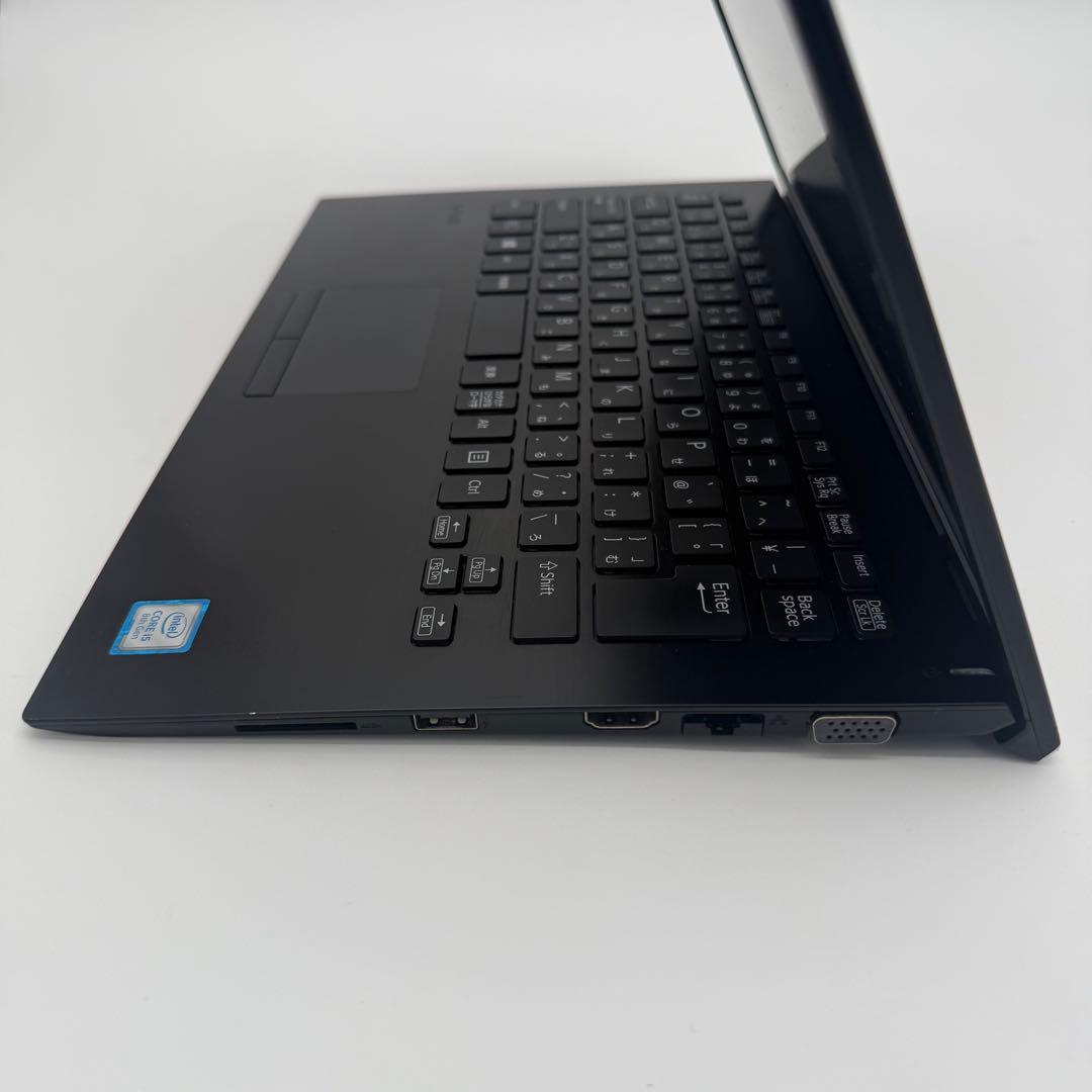 【VAIO】軽量ノートパソコン i5 第8世代 SONY SSD 8GB