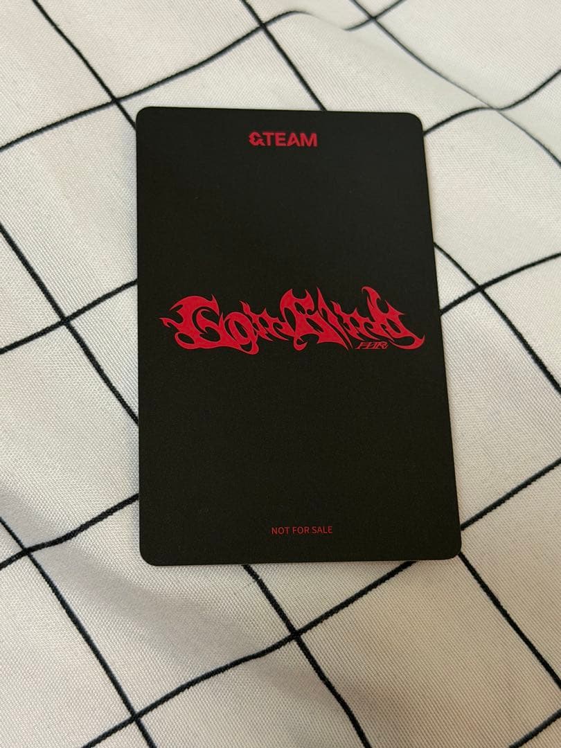 &TEAM Go in Blind チェキサイン会 トレカ HARUA