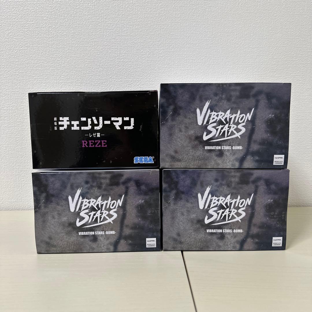 チェンソーマンフィギュア4体セット（レゼ×1/BOMB×3）